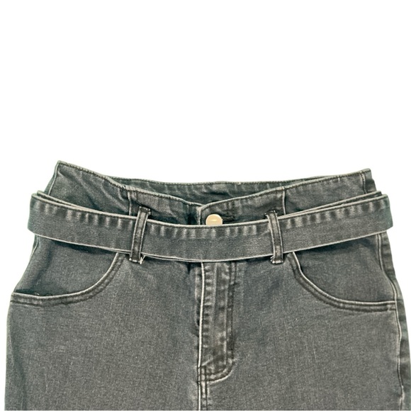 Cloud Ten Bell Bottom Jeans High Rise Size Medium Faded Black Super Flar… - Picture 2 of 9